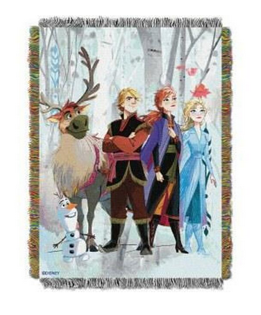Disney Frozen 2 -Peering Out Licensed 48"x 60" Woven Tapestry Throw by The Northwest Company
