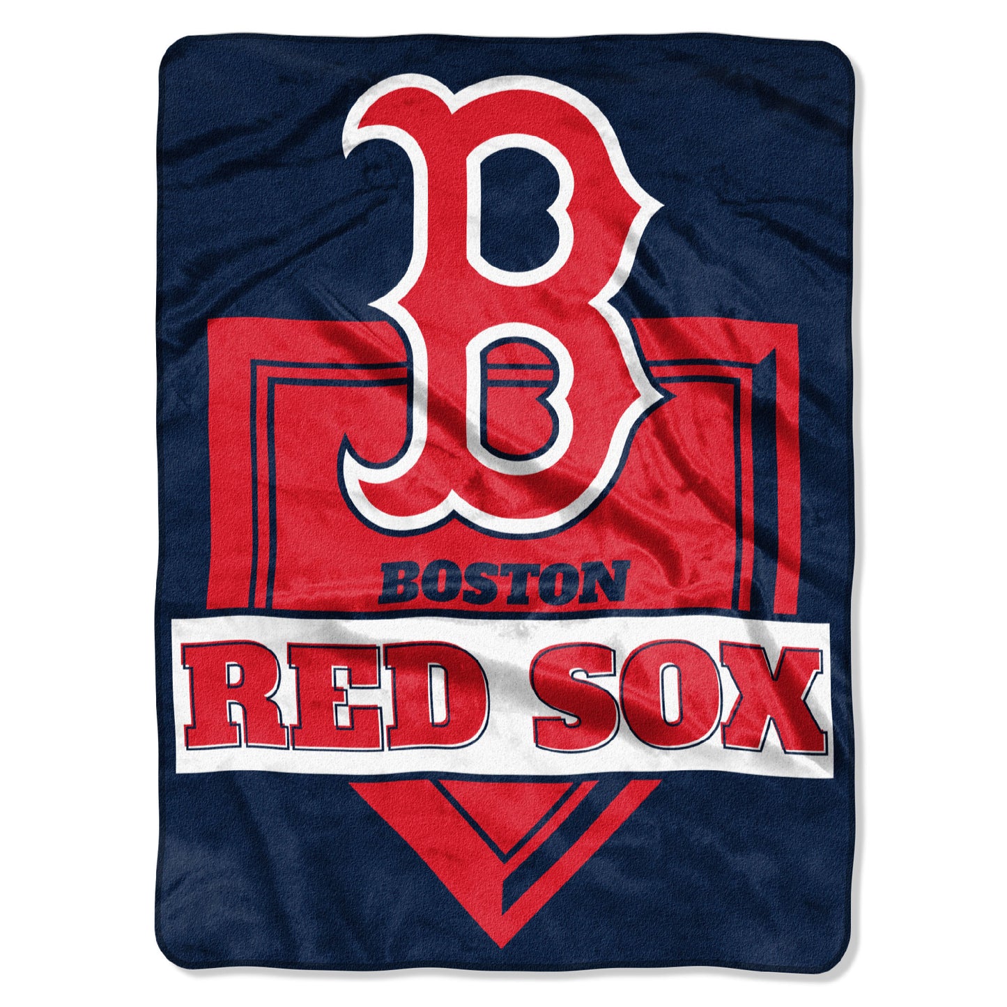 Red Sox OFFICIAL Major League Baseball; "Home Plate" 60"x 80" Raschel Throw by The Northwest Company