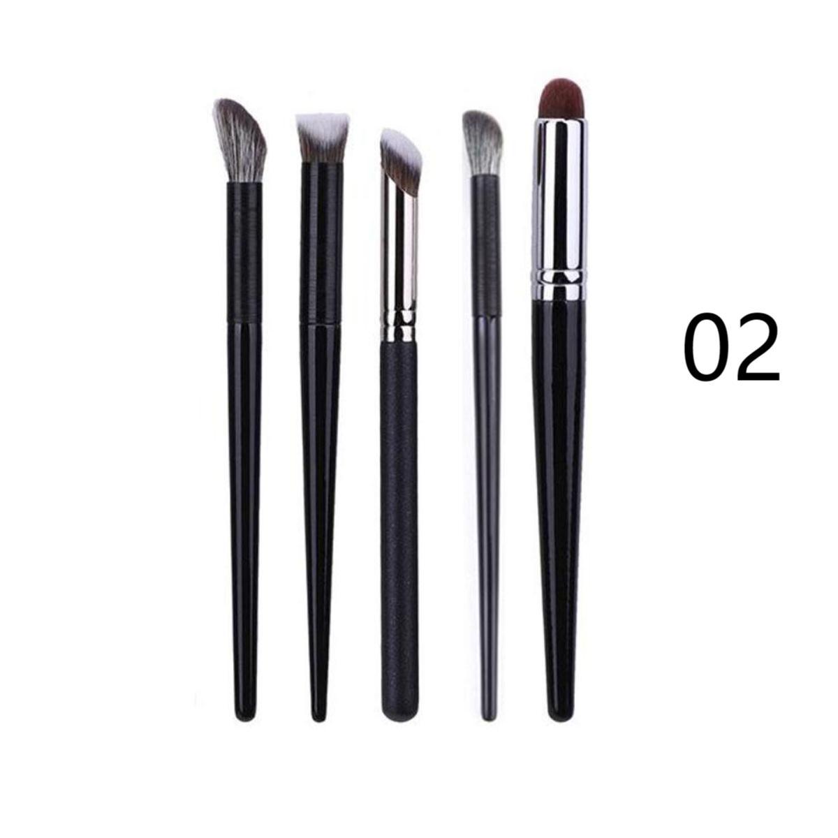 5 Pieces Makeup Brush Set Blade Eyebrow Brush Eyeliner Brush Concealer Brush Mink Hair Nose Shadow Brush Beauty Tools