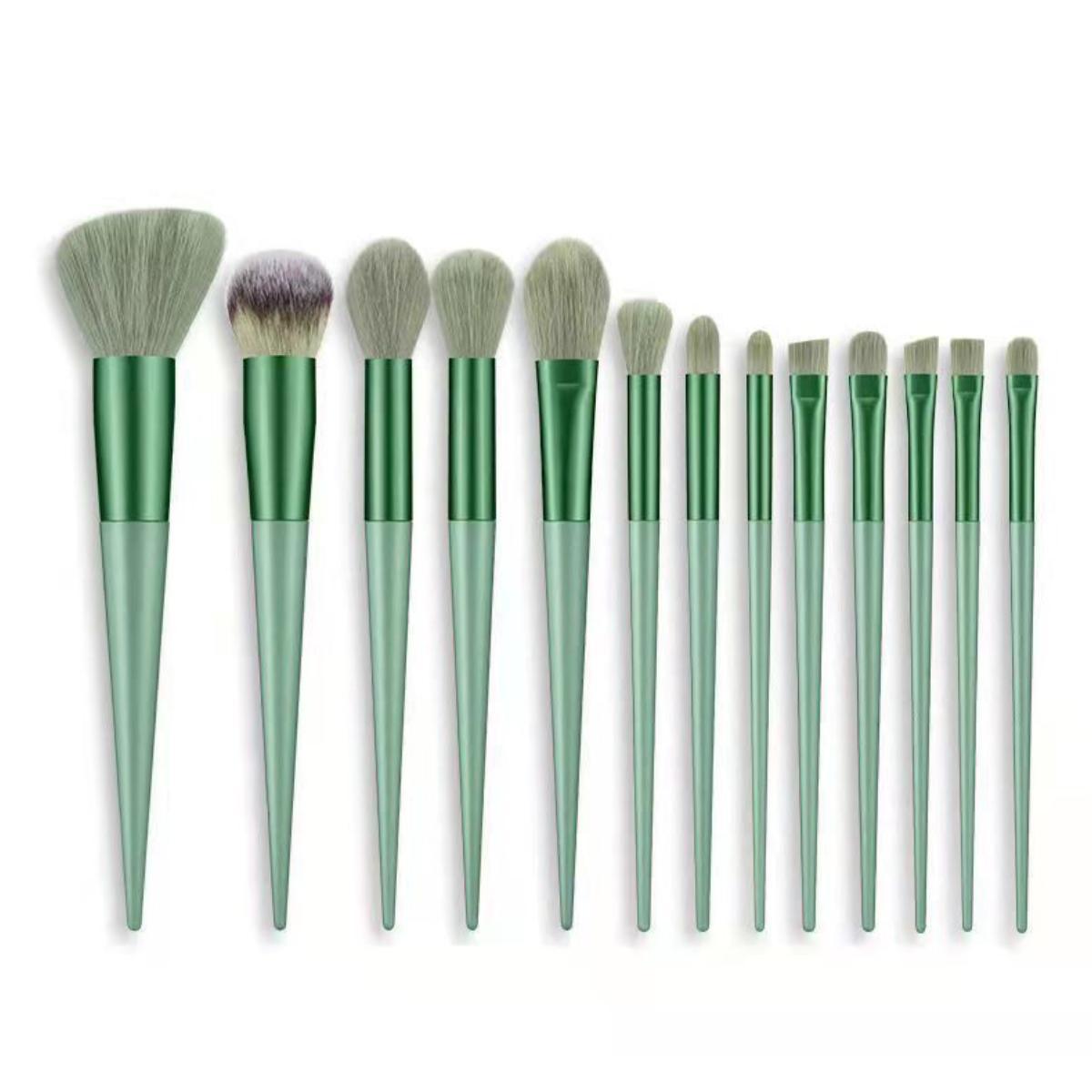 13 Pieces Makeup Brush Sets Blush Eye Shadow Concealer Foundation Loose Powder Highlighter Brush Full Set of Beauty Tools