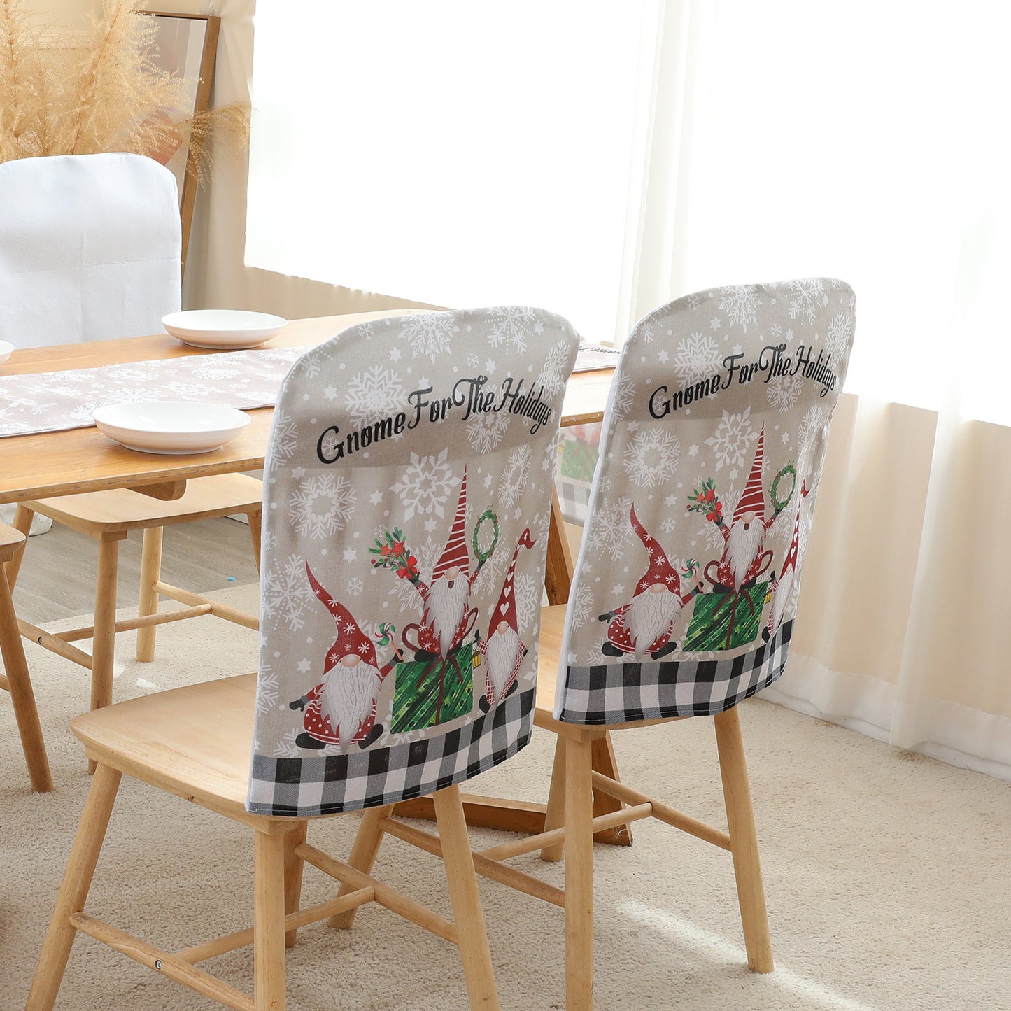 Rudolph Decorative Chair Cover Decoration Scene Layout Props Atmosphere Decoration