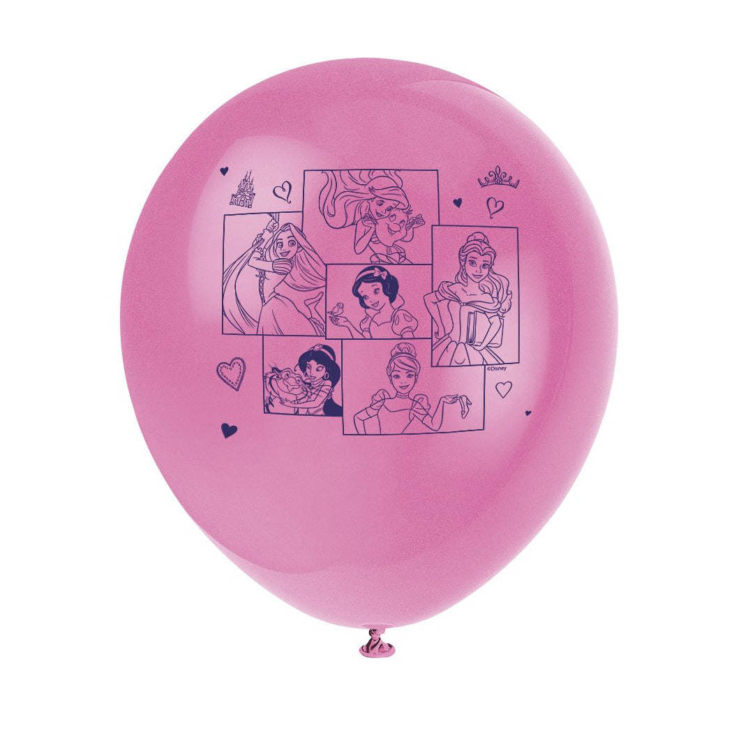 Disney Princess Dream Big Latex Balloons - 8ct