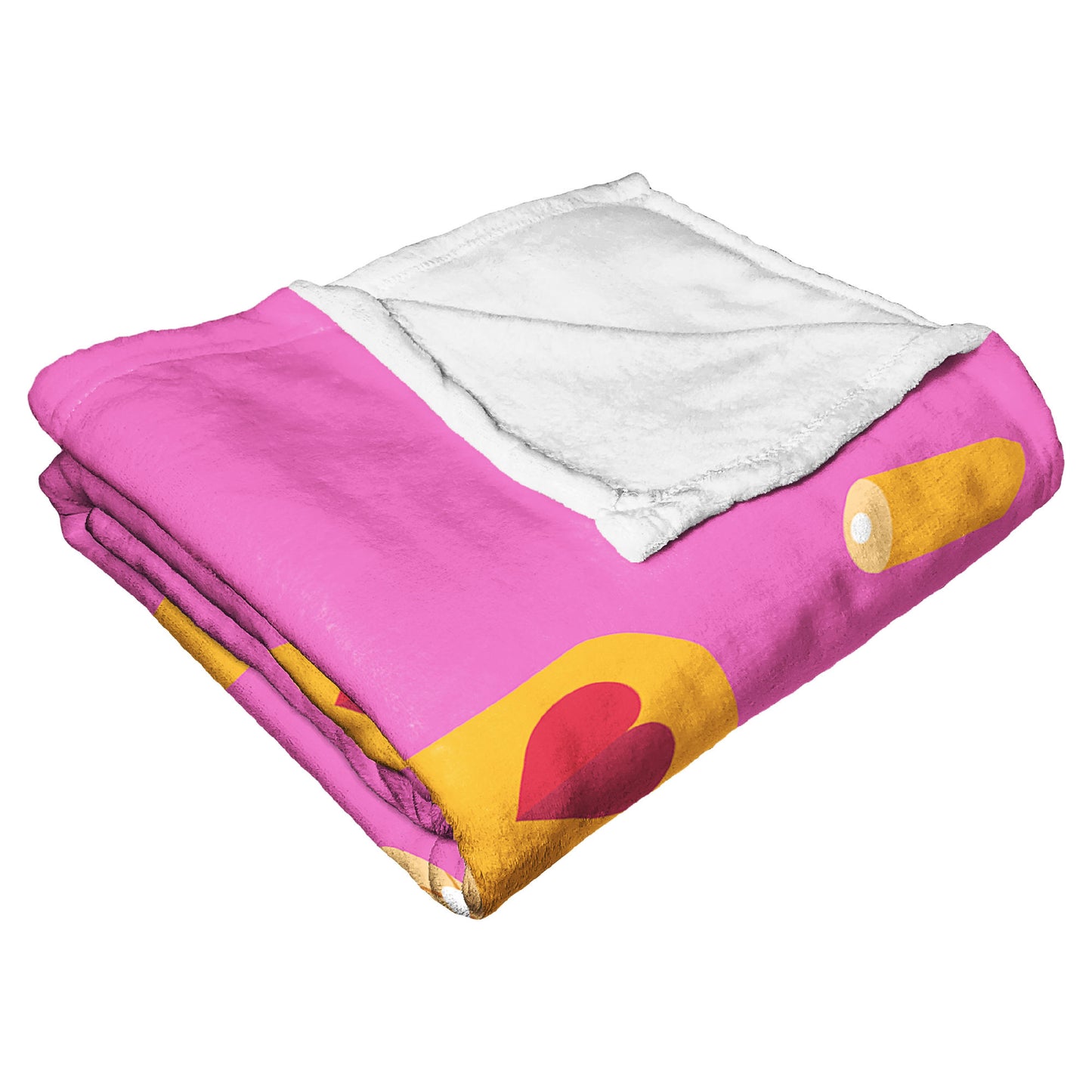 Disney Princesses, Floating Valentines Aggretsuko Comics Silk Touch Throw Blanket, 50" x 60"