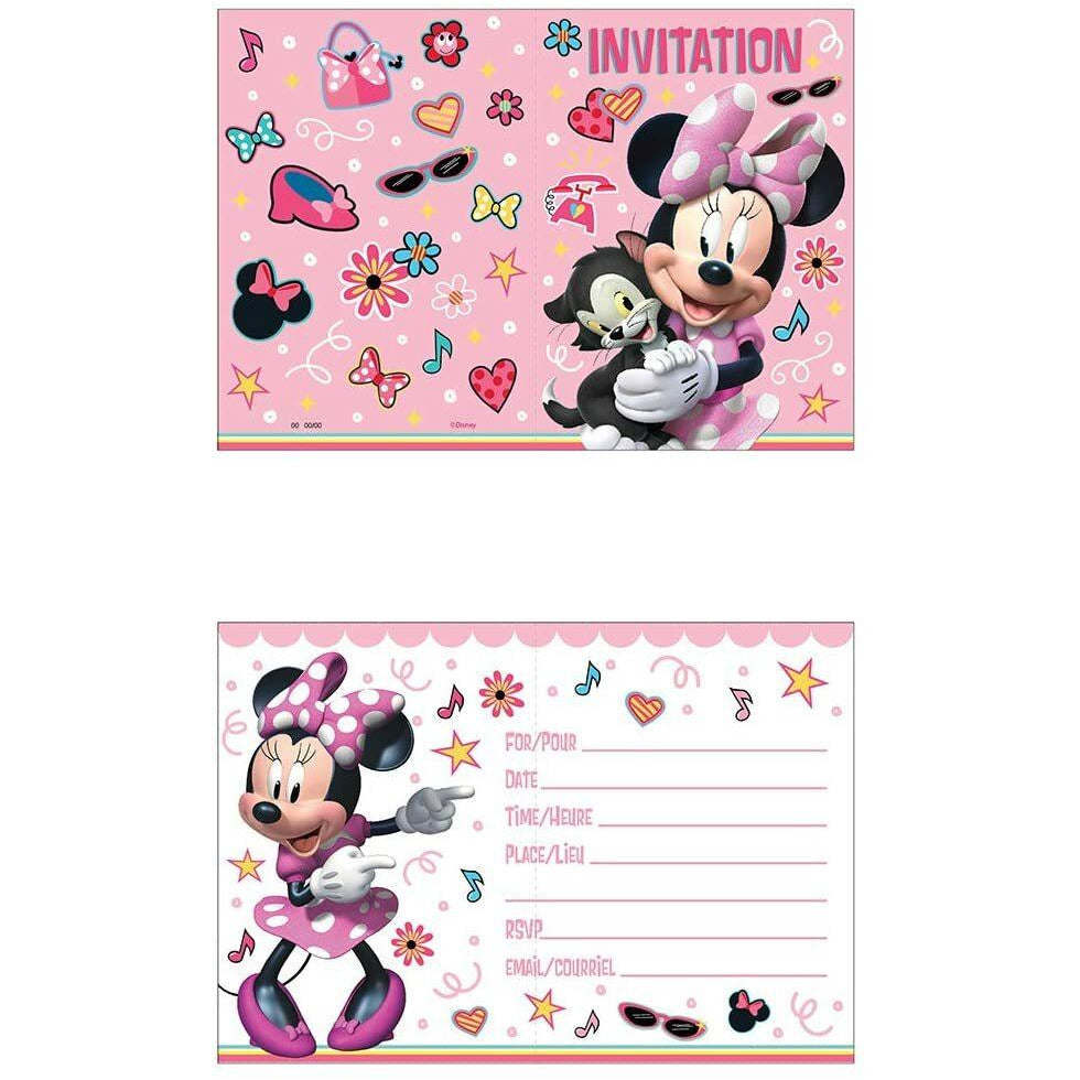 Disney Iconic Minnie Mouse Invitations [8ct]