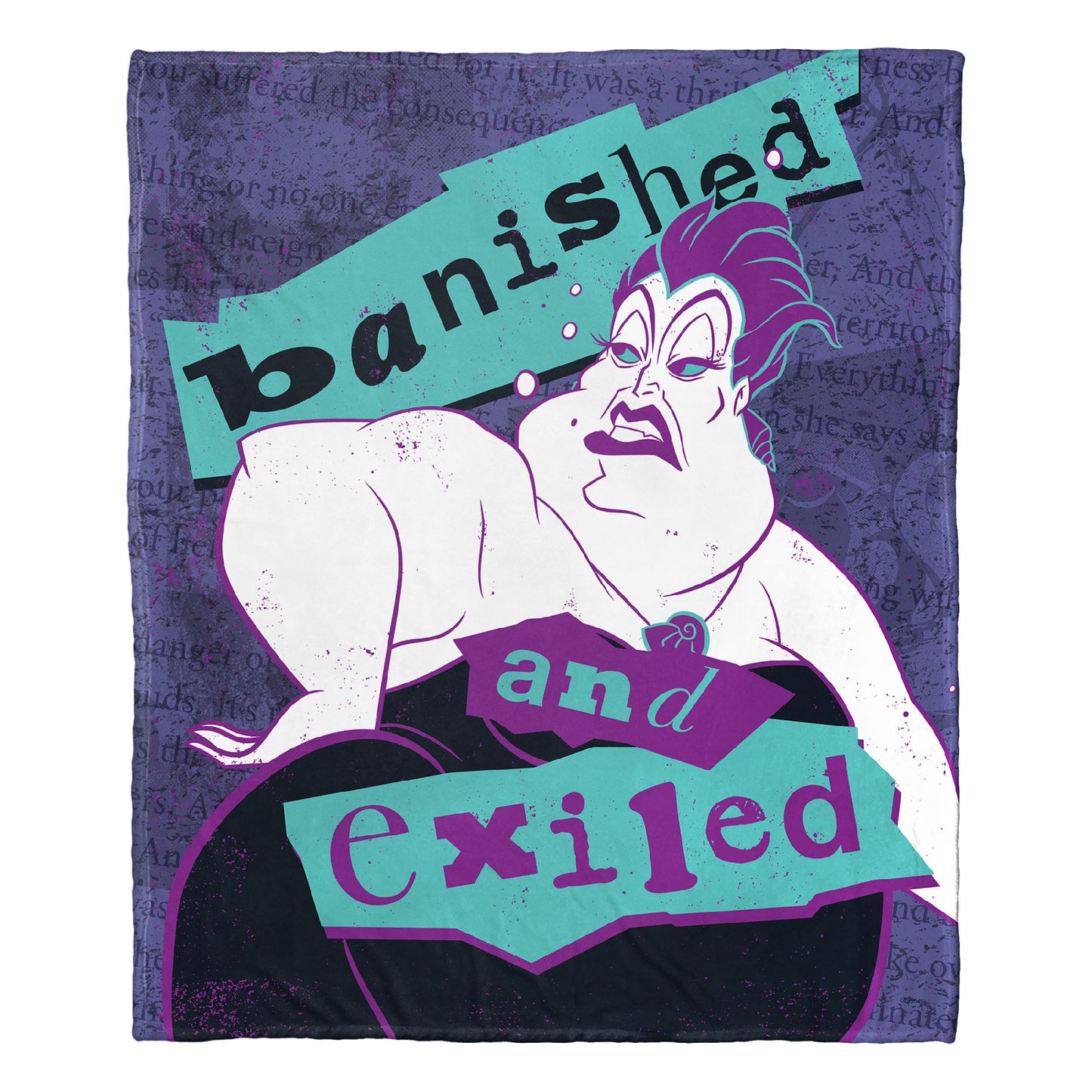 Disney Villains, Banished and Exiled Aggretsuko Comics Silk Touch Throw Blanket, 50" x 60"