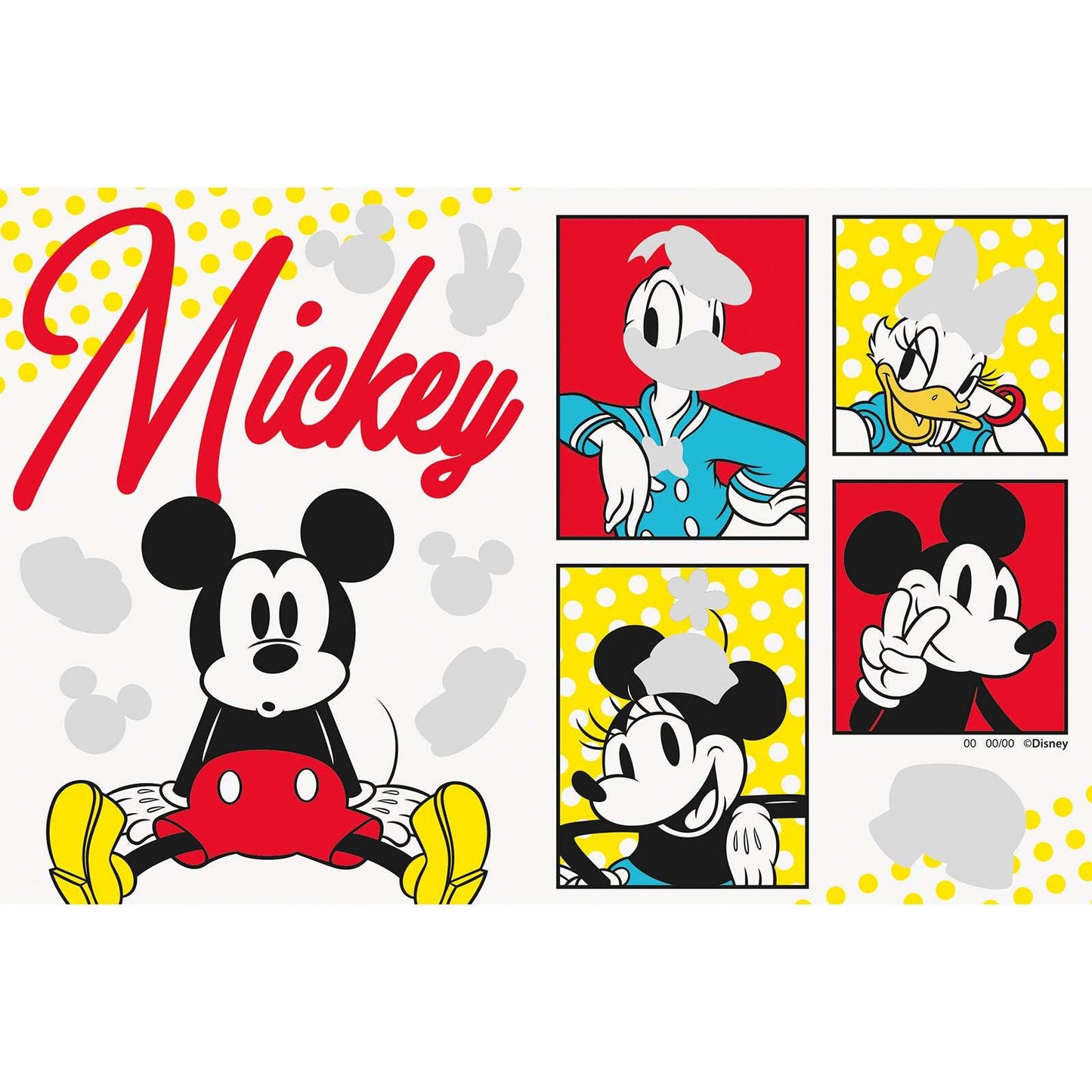 Disney Mickey Mouse Party Activity Cards with Stickers Favors - 4 ct