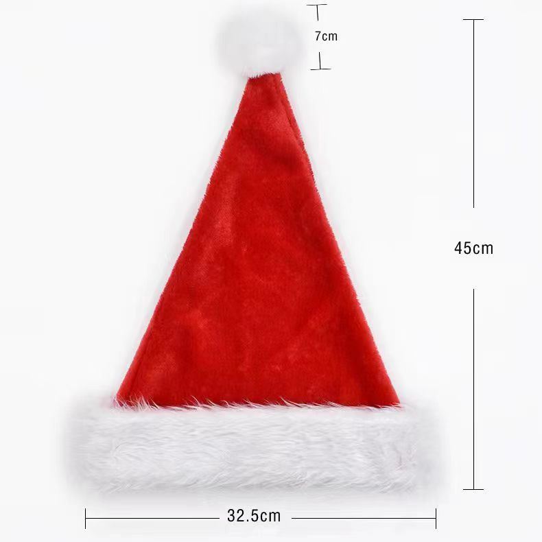 3Pcs for a family of three Christmas Hat, Xmas Hat Holiday for Adults Unisex Santa Hat For Party Supplies