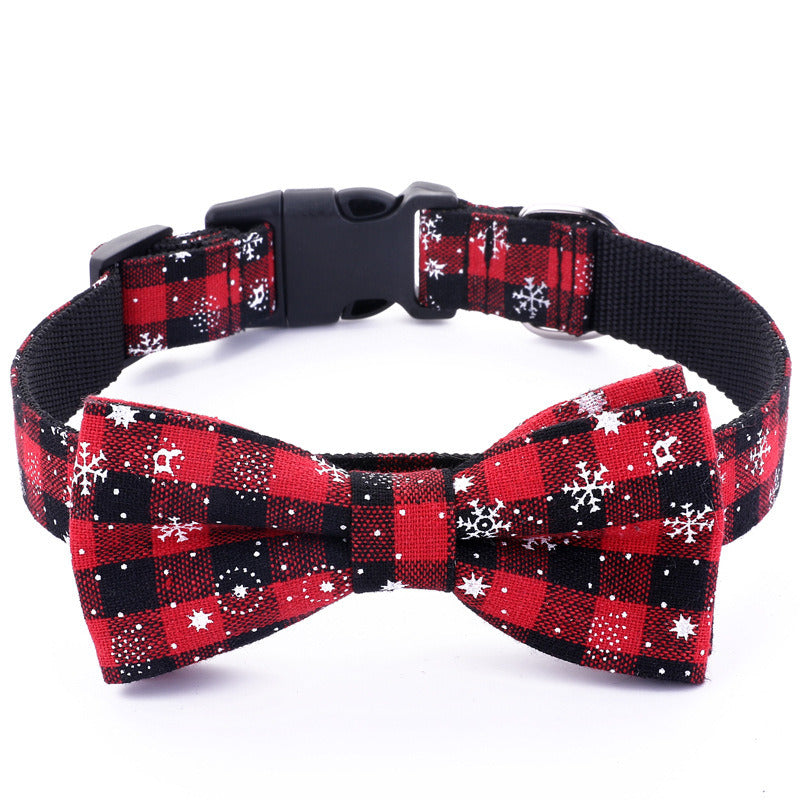Christmas Dog Collar Snowflake Dog Collar