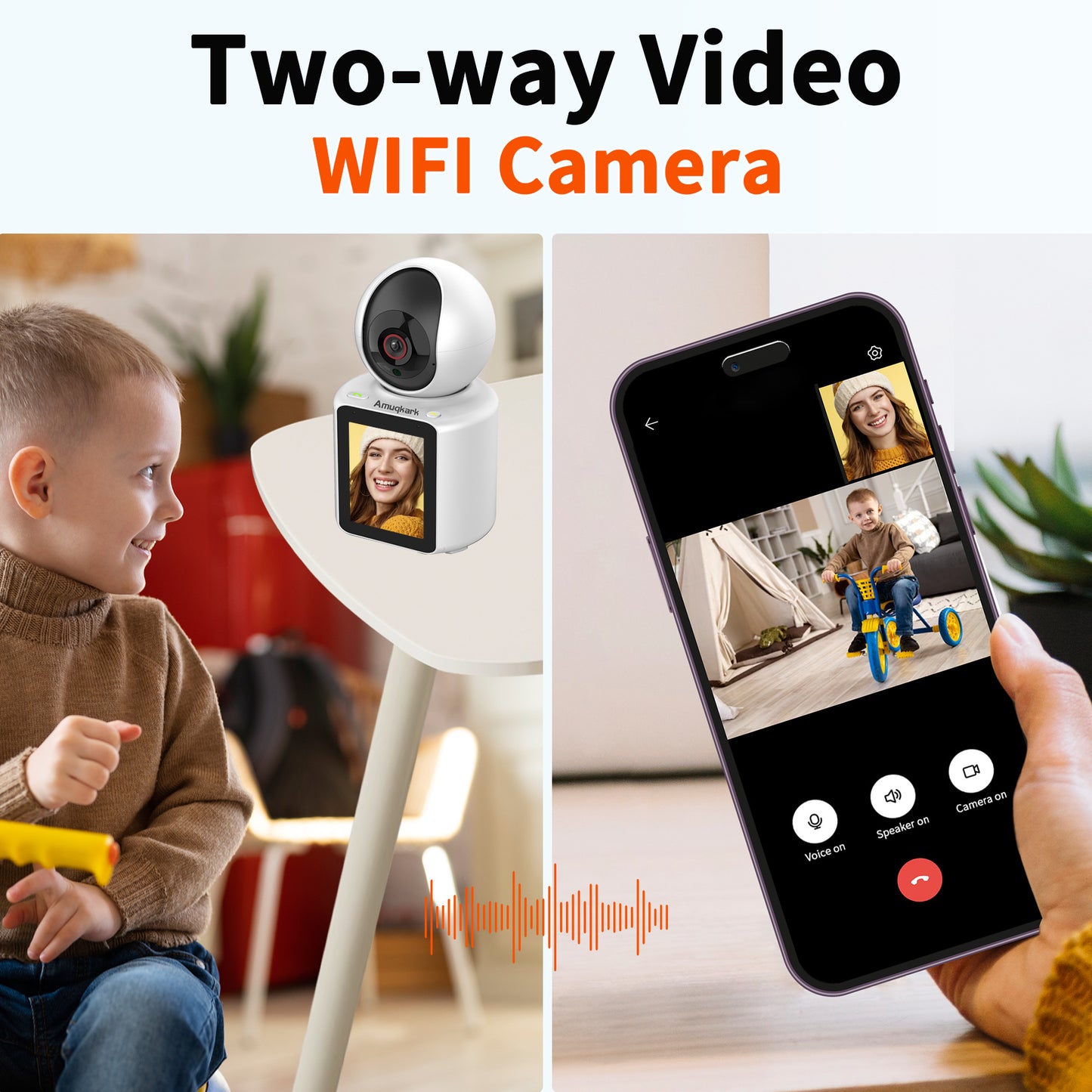 Two Way Video Camera Security Camera Indoor