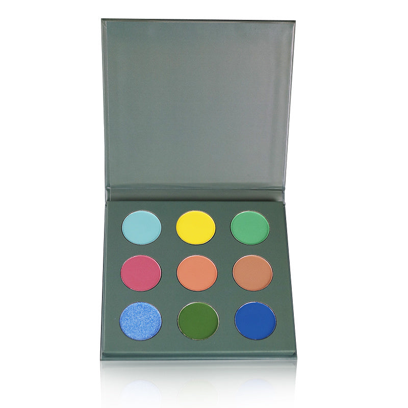 9-Color Summer Oil Painting Garden Eyeshadow Palette Makeup Palette for Eyes Cruelty-Free
